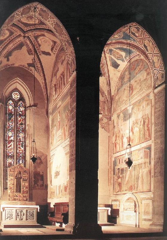 GIOTTO di Bondone View of the Peruzzi and Bardi Chapels fh China oil painting art